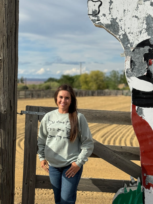 Spurs Graphic Crew Sweatshirt