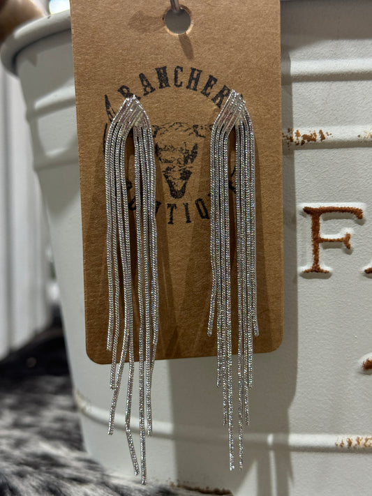 Stunning Silver drop Earrings