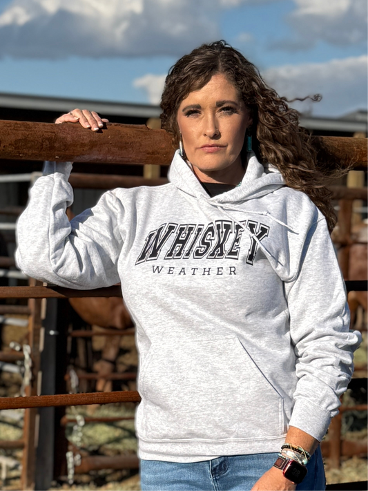 Whiskey Weather Ash Gray Hoodie