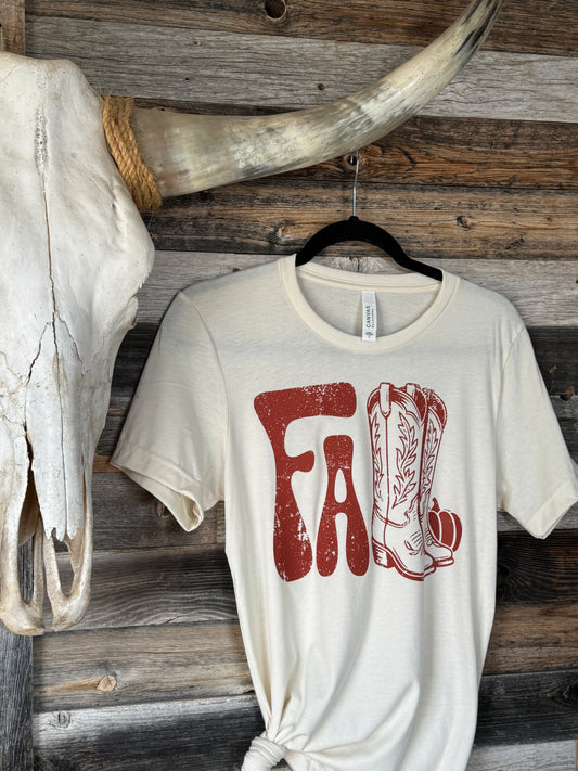 Fall Cowgirl boots Graphic T-Shirt