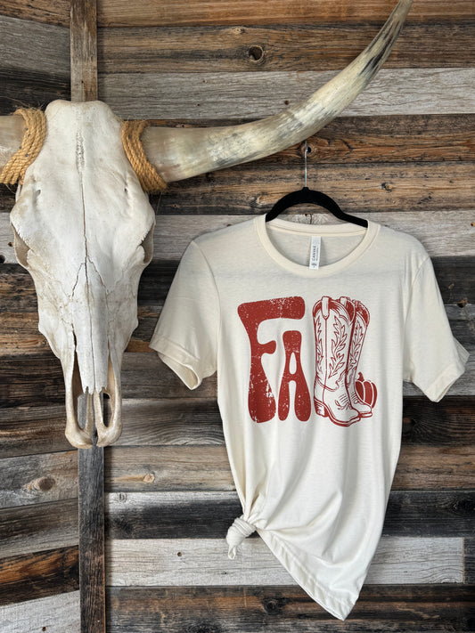 Fall Cowgirl boots Graphic T-Shirt