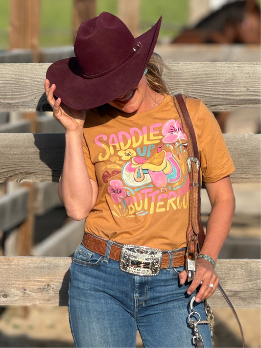 Saddle up Buttercup Graphic T-Shirt