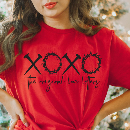XOXO Original Love Letter's Valentine Red T-Shirt